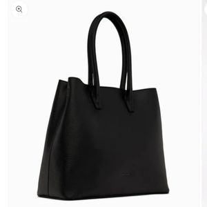 Matt & Nat Black Vegan Leather Krista Satchel